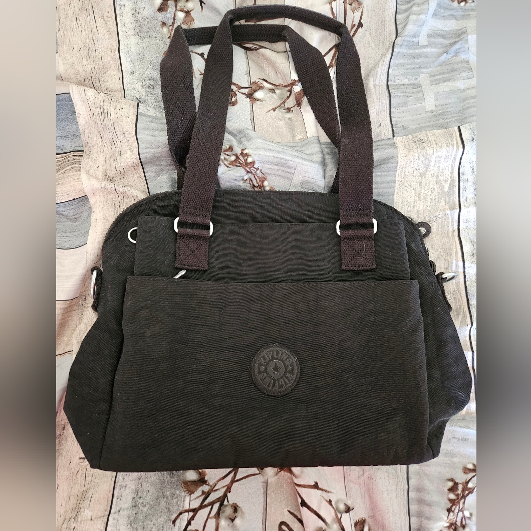 Kipling Black Nylon Crossbody